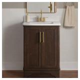 Eastwood 25in Single Sink Vanity w/ Stone Top