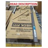 Damaged Screen Door & Trim Piece