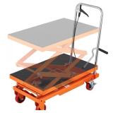 Hydraulic Lift Table Cart 330 lb Cap