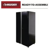 Husky 24-Gauge 2-Shelf Steel Cabinet Black