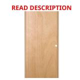 (Damaged) 28 in. x 78 in. Unfinished LH Door
