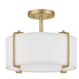 Brookley 14in 2-Light Semi-Flush Mount