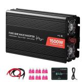 VEVOR 1500-Watt Power Inverter, 12V 120V, USB