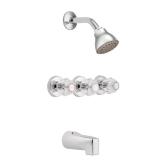 Chateau 3-Handle Tub/Shower Chrome Valve
