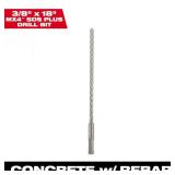 3/8 in. x 18 in. 4-Cutter SDS-PLUS Drill Bit