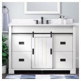 Brindley 48 W Bath Vanity, White Top