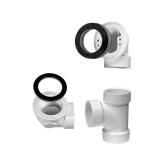 Bathtub Drain Rough-In Kit - White PVC