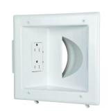 White 1-Gang 1-Decorator Wall Plate, 1-Pack