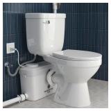Macerating 2-Piece Toilet, 600W Macerator