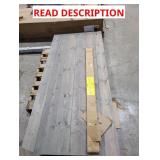 Skid Lot of Pine Shiplap Siding Board & Backsplas