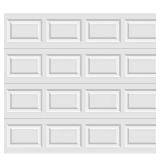 Steel 9x7 Insulated White Garage Door