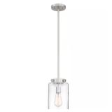 Mullins 6.75 in. 1-Light Pendant, Nickel