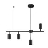 Matte Black Adjustable Track Lighting Kit