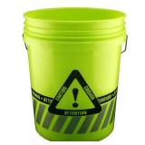 5 gal. Reflective Caution Bucket