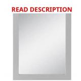20" Grey Framed Mirror