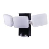 270-Degree Black Motion LED Light, 1300 lm