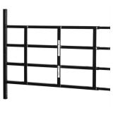 Steel Black 4-Bar Window Guard NON-EGRESS