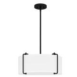 Brookley 4-Light Matte Black Pendant