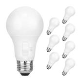 40W Eq. A19 Non-Dimmable LED Bulb, 8-Pack