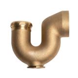 NY Code 1-1/2 in. Brass Sink P-Trap
