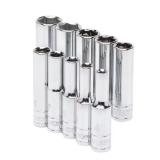 1/4 in. Drive Deep Metric Socket Set (10)