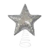 St. Nicholas Square Sequin Star Tree Topper