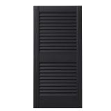 15 x 39 in. Polypropylene Shutters, Black