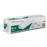 HDX 20 ft x 100 ft Clear 6 mil Sheeting