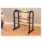 Espresso Quilt Rack