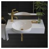 Chateau Left Wall-Mount Sink, White