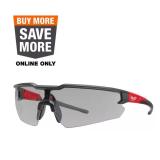 (2) Milwaukee Gray ad Clear Safety Glasses Anti-S