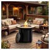 IALTRUISTIC 30in Round Fire Pit 50k BTU