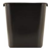 7 gal Black Rectangular Trash Can (Kitchen)