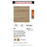 Skid: 35 cases tiles, 2 cabinets, screen door kit