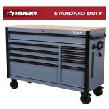 Husky 52" 10-Drawer Mobile Workbench Cabinet