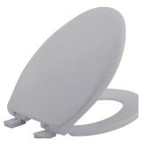 BEMIS Affinity Elongated Toilet Seat, Grey