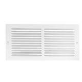 (2) EZ-FLO 14x6 Steel Return Air Grille, White