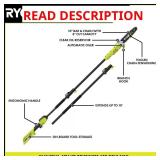 RYOBI 40V HP 10" Pole Saw w/ 2.0Ah Battery (No Ch