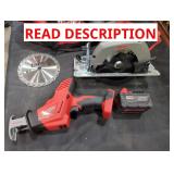Milwaukee M18 2 Tool Combo Kit, Missing Charger