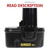 DeWalt DW9072 12V Replacement Battery