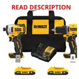 DeWalt 20V 2 (Impacts & No Driver) Combo Kit