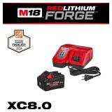 Milwaukee M18 REDLITHIUM Starter Kit w/ 8.0Ah