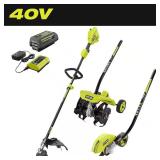 40V 15" Cordless Trimmer/Edger/Tiller + 4.0Ah