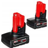 Milwaukee 48-11-2412 Twin Pack 3.0Ah Batteries
