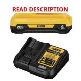DeWalt 20V MAX 4Ah Battery with Charger