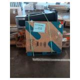 48gal trash can, water dispenser, rugs, shovel,