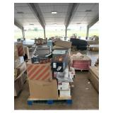 Step ladder, fans, umbrella, led panels, & more