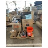 Ball valves, stapler, unopened boxes