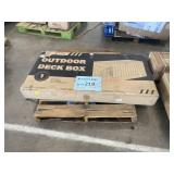 122 gallon Outdoor Plastic Resin Storage Deck Box