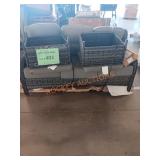 Woven sofa with foot rest